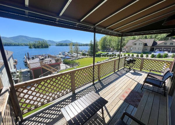 suites bottom - deck view of lake