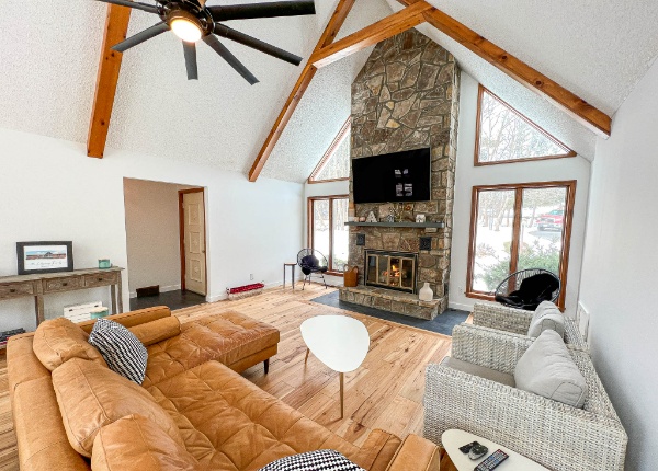 Crimson Pine living room area