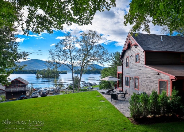 Lakeview Villa property overlooking the water