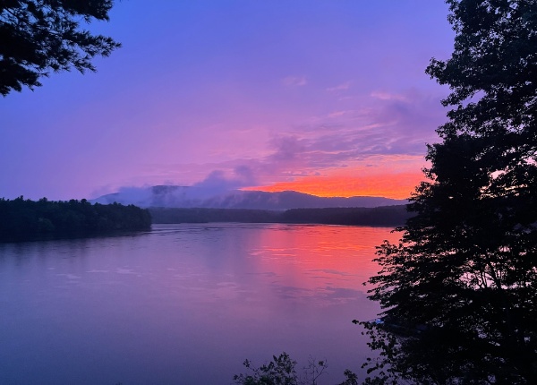 Hudson River Retreat - sunset