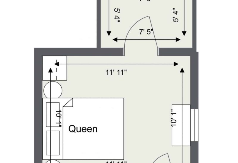 2.3.25 Floorplan letterhead - Northern Acres - Cabin 9 - 2D Floor Plan