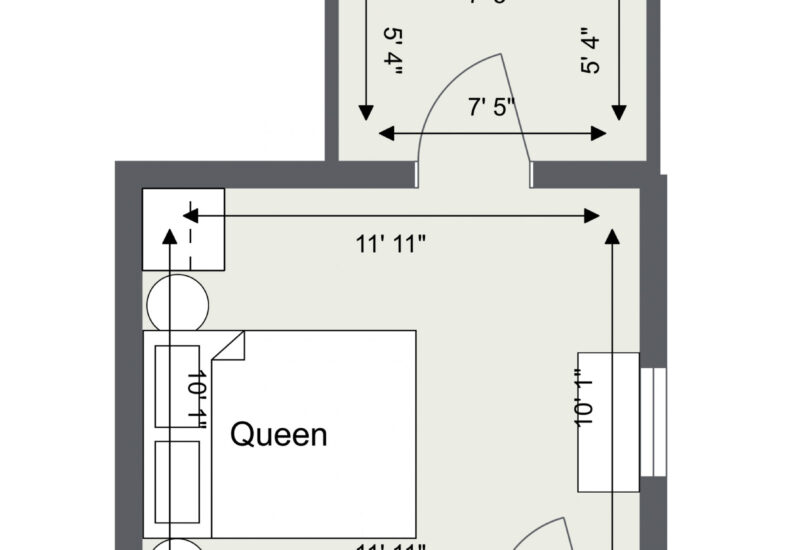 2.3.25 Floorplan letterhead - Northern Acres - Cabin 9 - 2D Floor Plan