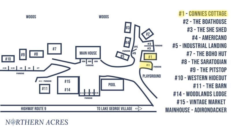 New map of Northern Acres2025withhighlights