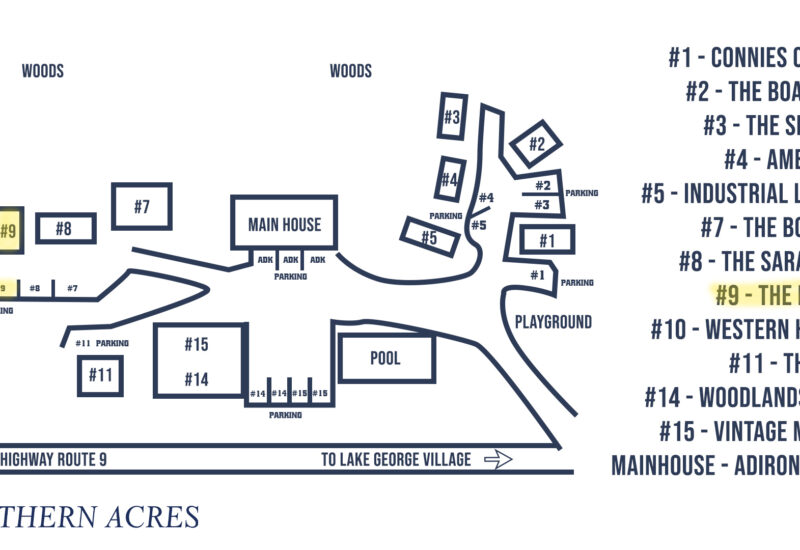 New map of Northern Acres2025withhighlightsUNIT 9
