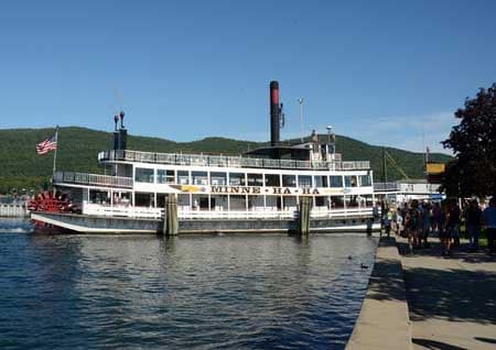 Minne-ha-ha steamboat on Lake George