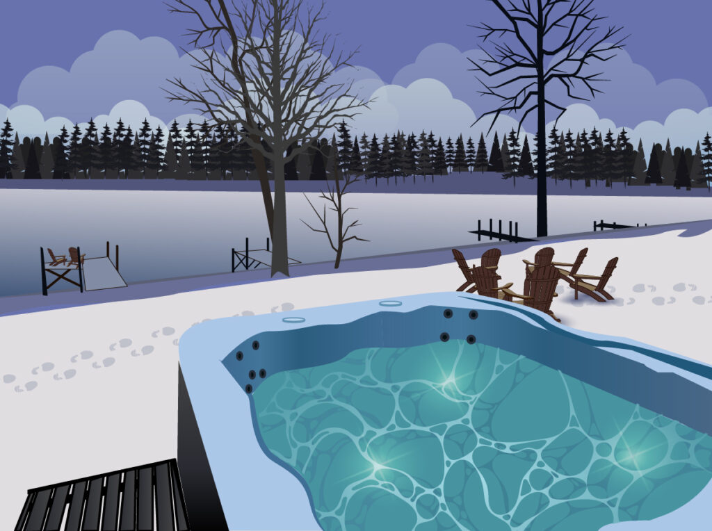 Adirondack Winter Scene