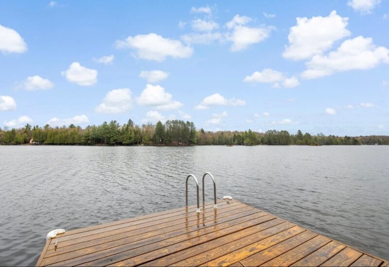 Moose Grove vacation rental lakeside dock