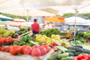 fresh produce at the Bolton Landing Farmers Market